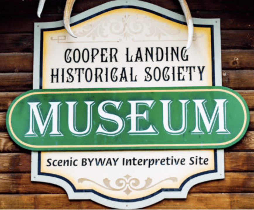 Cooper Landing Historical Society and Museum sign