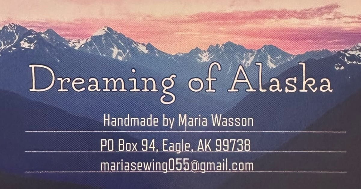 Dreaming of Alaska business card image