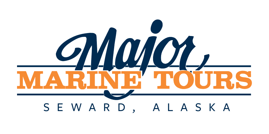 Major Marine Tours logo in orange and blue